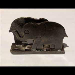 Elephant business card holder